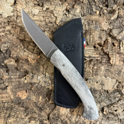 1515 Inuit Os de Renne gris lin