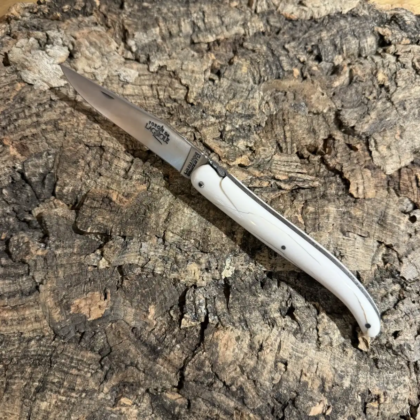 Couteau pliant plein manche Ivoire de Phacochère