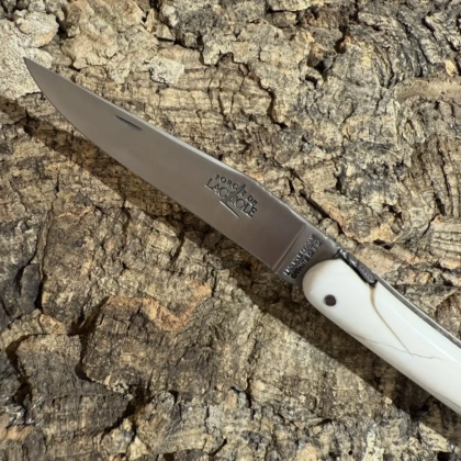 Couteau pliant plein manche Ivoire de Phacochère