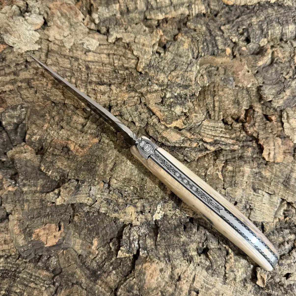 Couteau pliant – Ivoire de mammouth