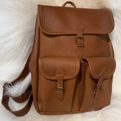 Sac à dos Larzac cuir Fauve