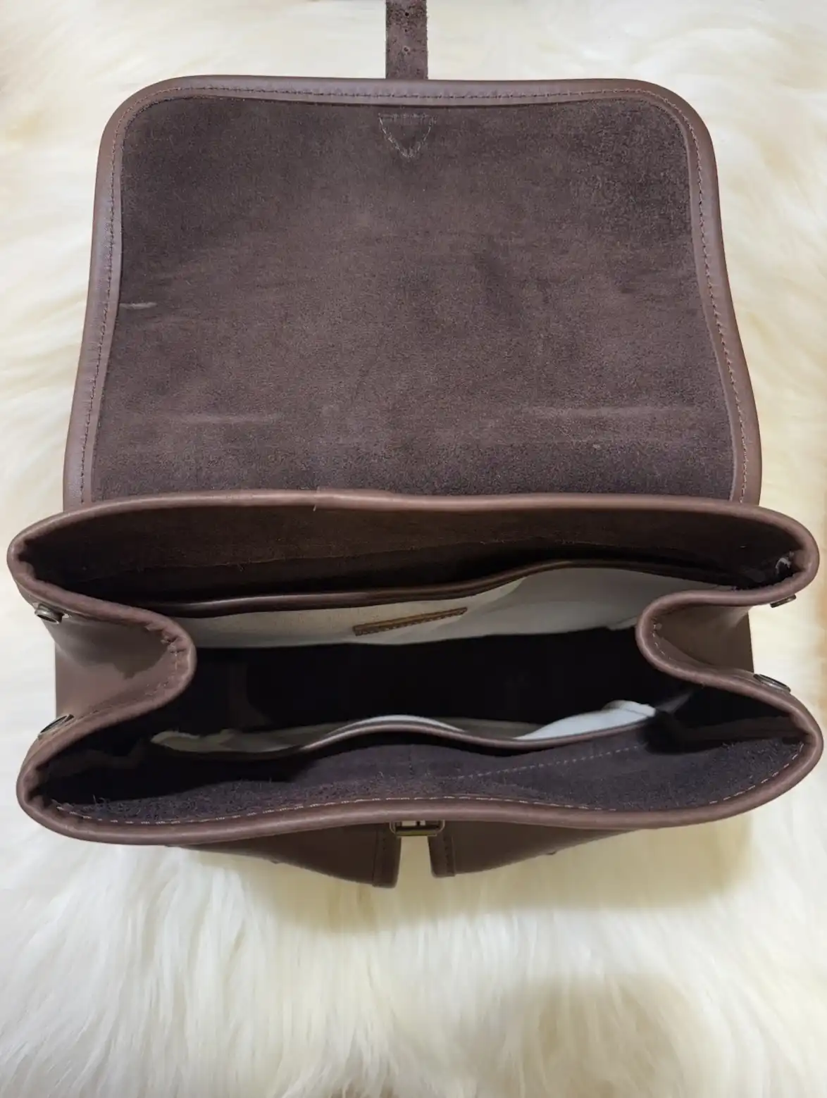 Sac à dos Larzac cuir Moka
