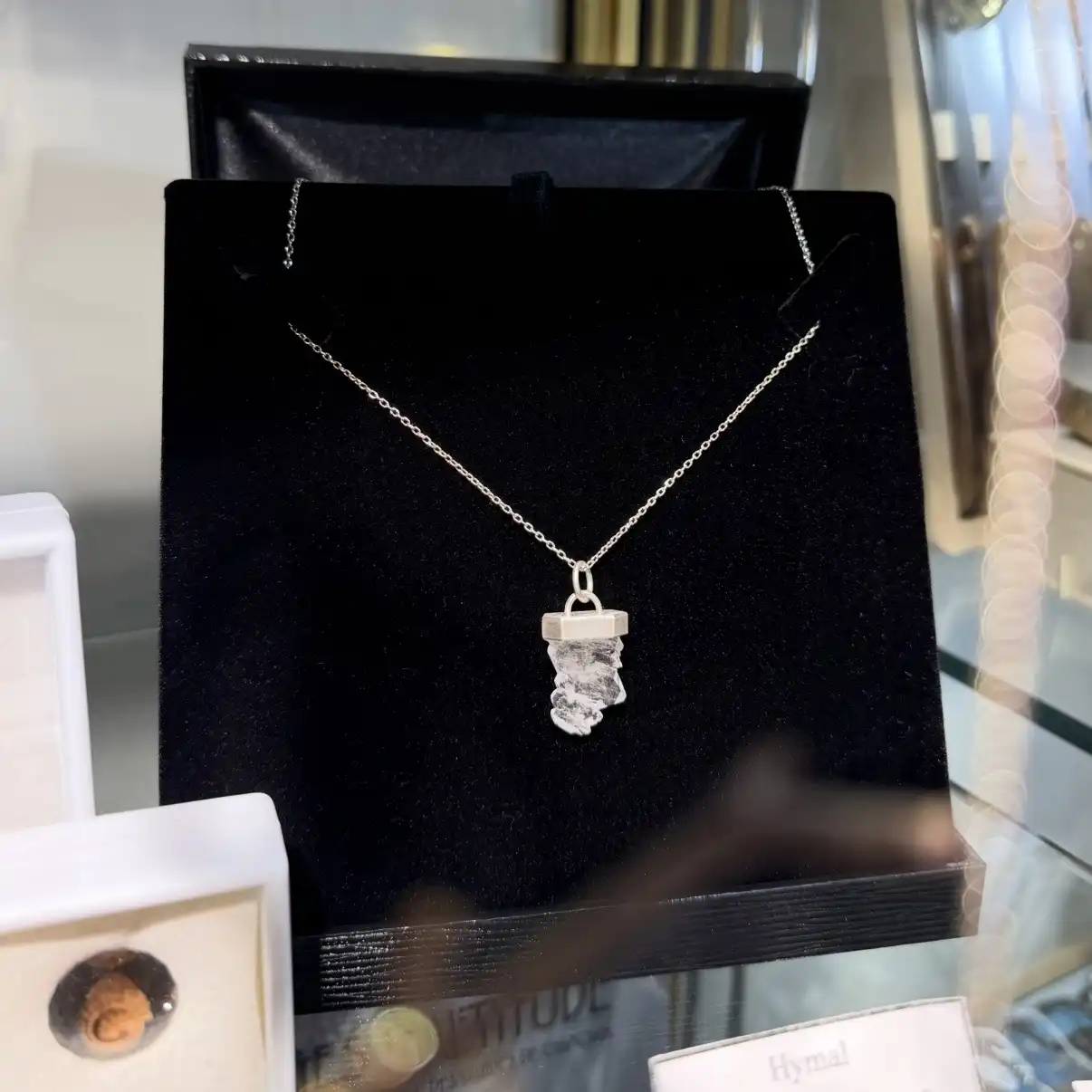 Collier Quartz à âme du Mont-Blanc