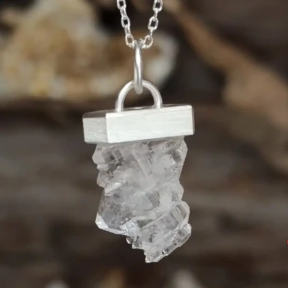 Collier Quartz à âme du Mont-Blanc