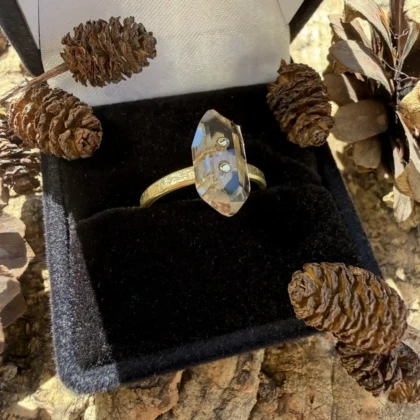 Bague en Quartz du Mont-Blanc