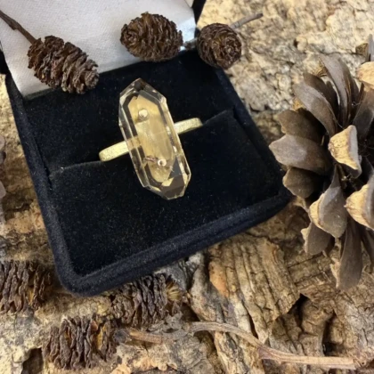 Bague en Quartz du Mont-Blanc