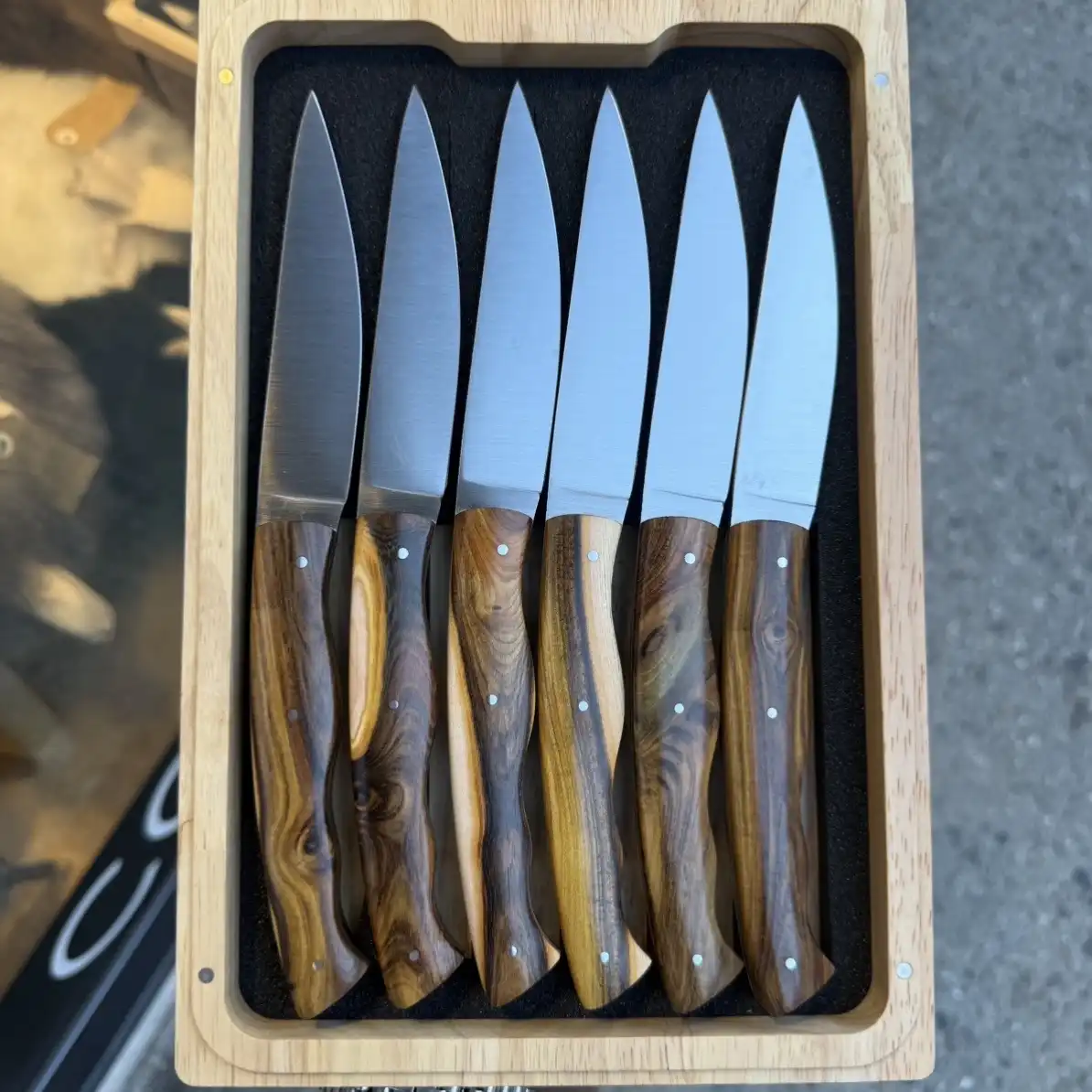 L&rsquo;Alpin Mont-Blanc set en pistachier