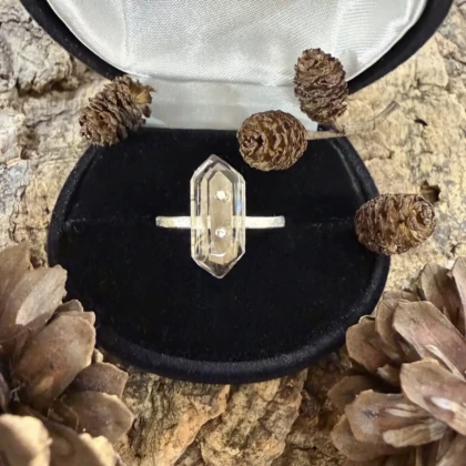 Bague en Quartz du Mont-Blanc