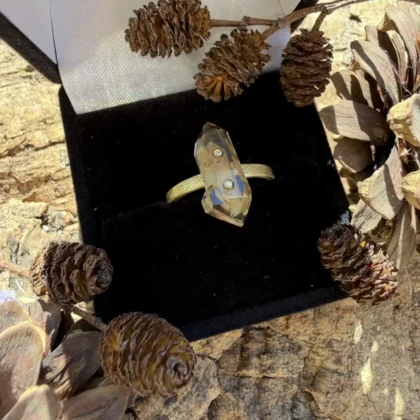 Bague en Quartz du Mont-Blanc