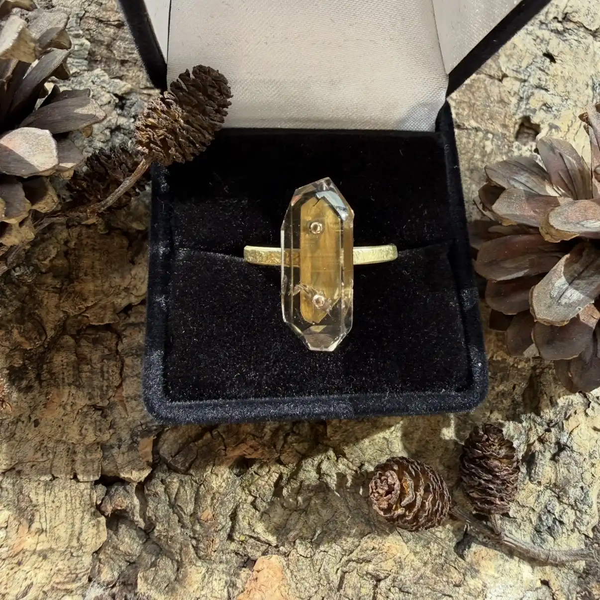 Bague en Quartz du Mont-Blanc