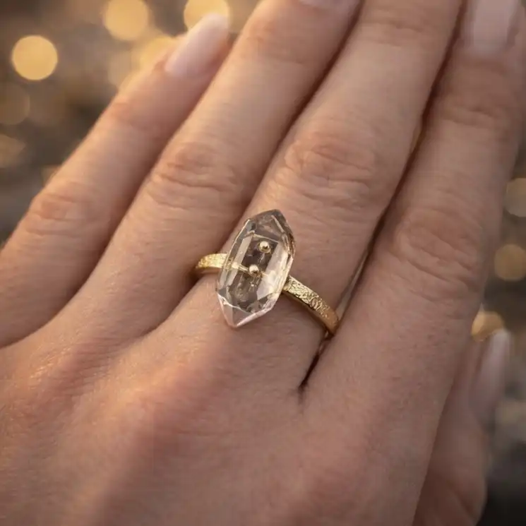 Bague en Quartz du Mont-Blanc