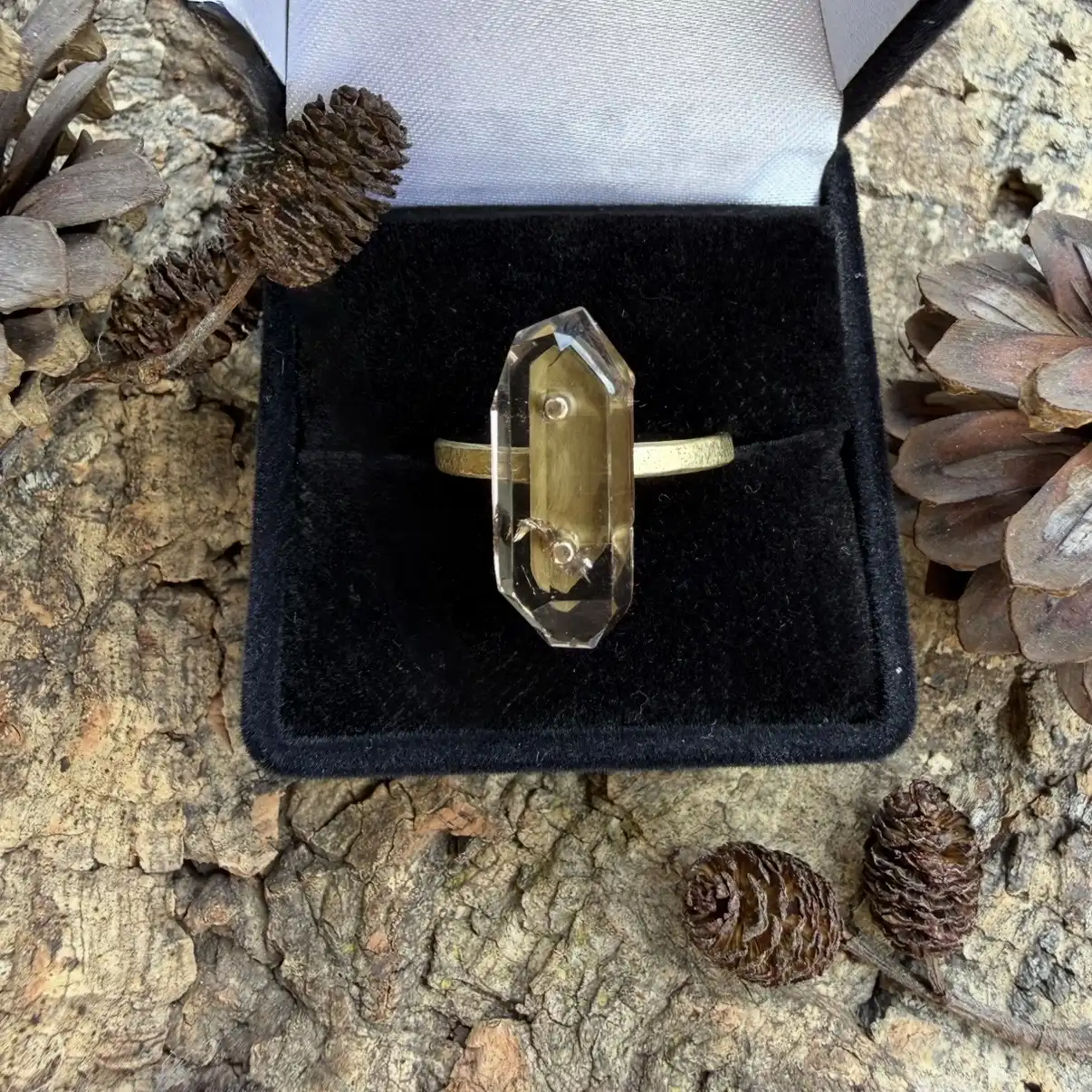 Bague en Quartz du Mont-Blanc