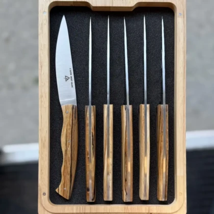 L&rsquo;Alpin Mont-Blanc set en bois d&rsquo;Aubrac