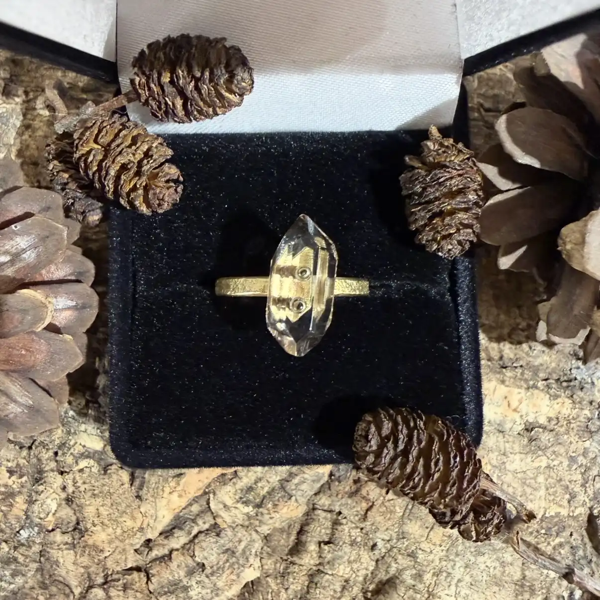 Bague en Quartz du Mont-Blanc