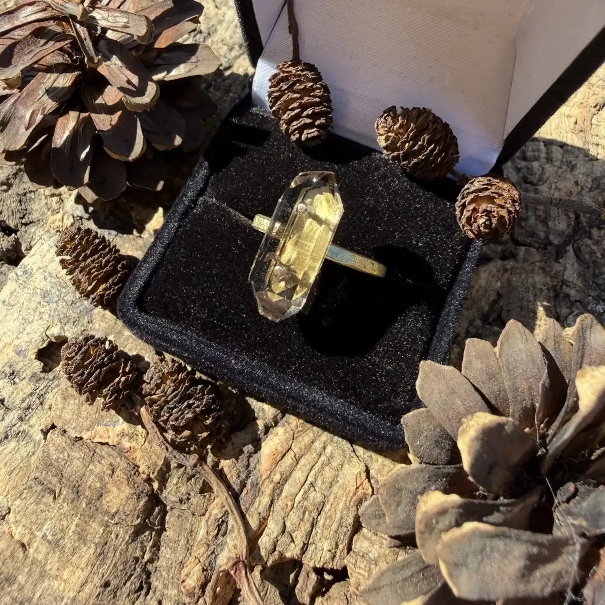 Bague en Quartz du Mont-Blanc