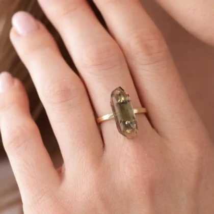 Bague en Quartz du Mont-Blanc