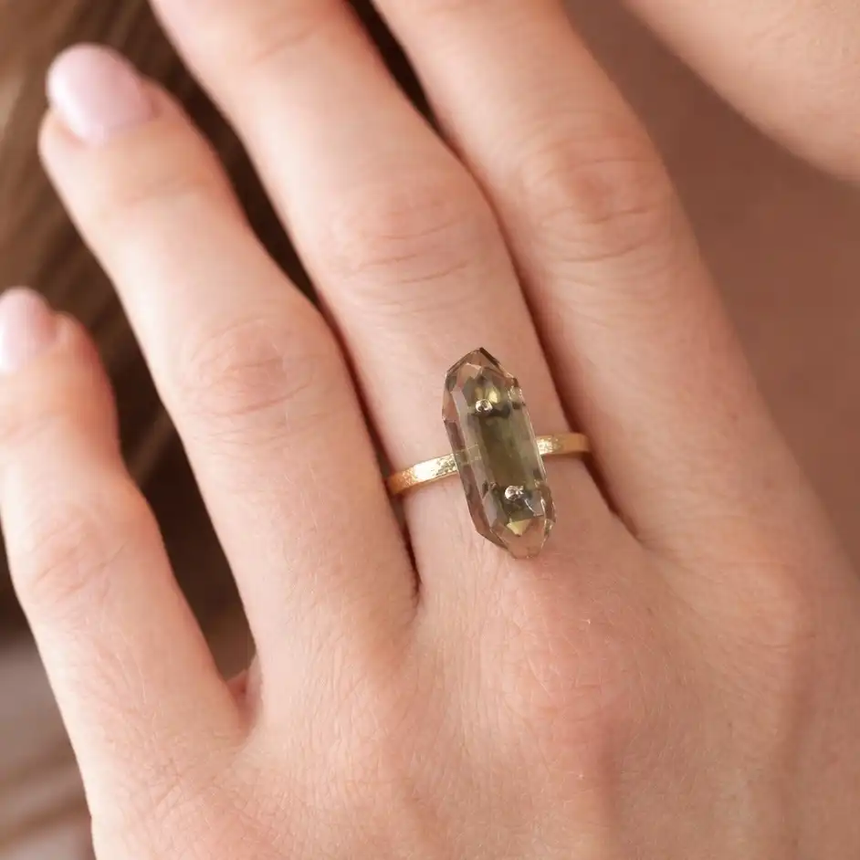 Bague en Quartz du Mont-Blanc