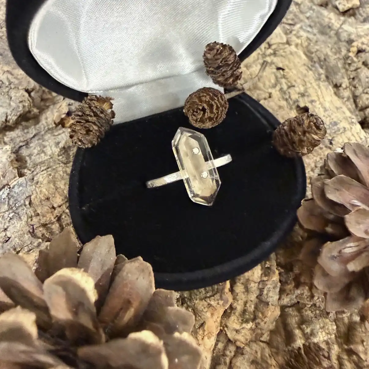 Bague en Quartz du Mont-Blanc