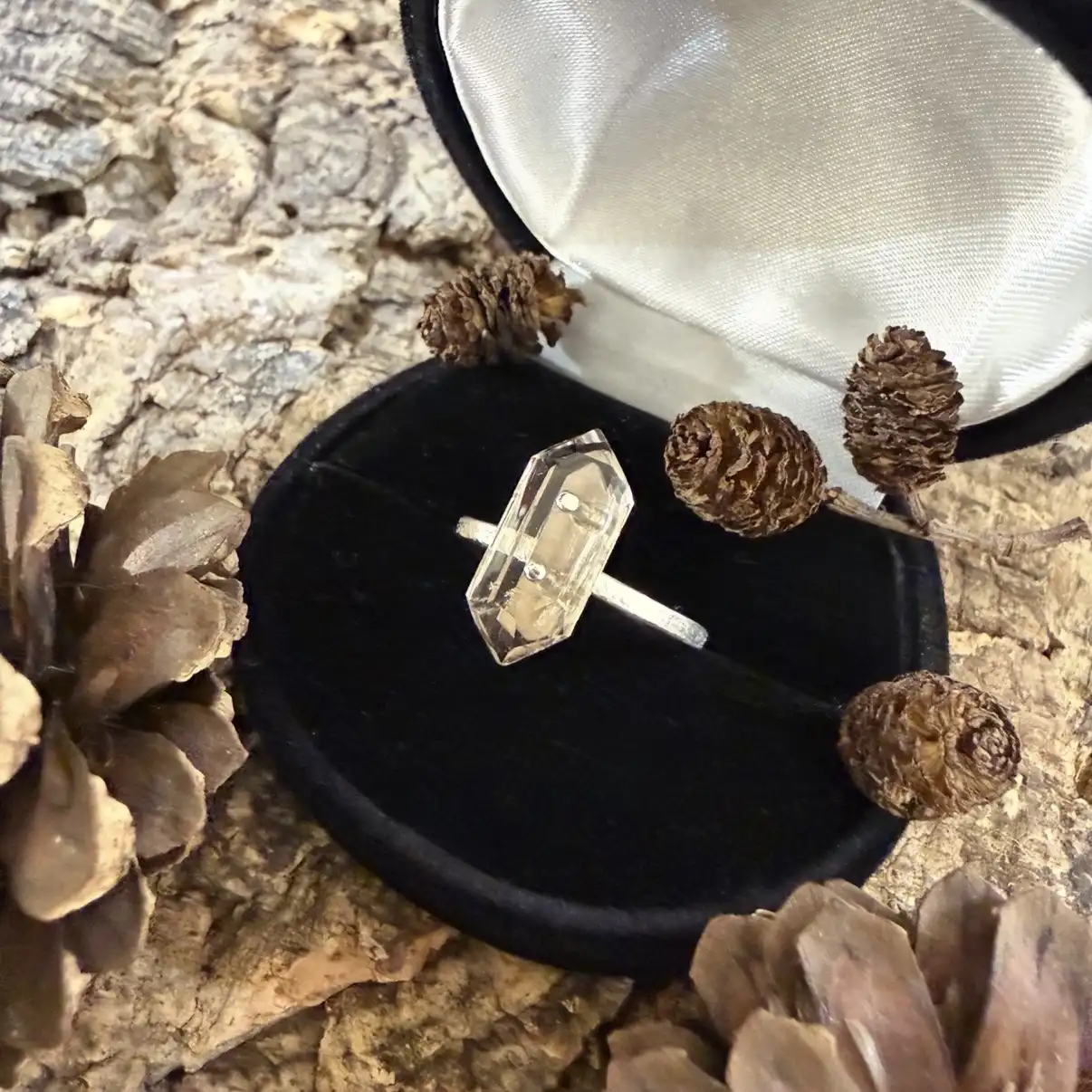 Bague en Quartz du Mont-Blanc